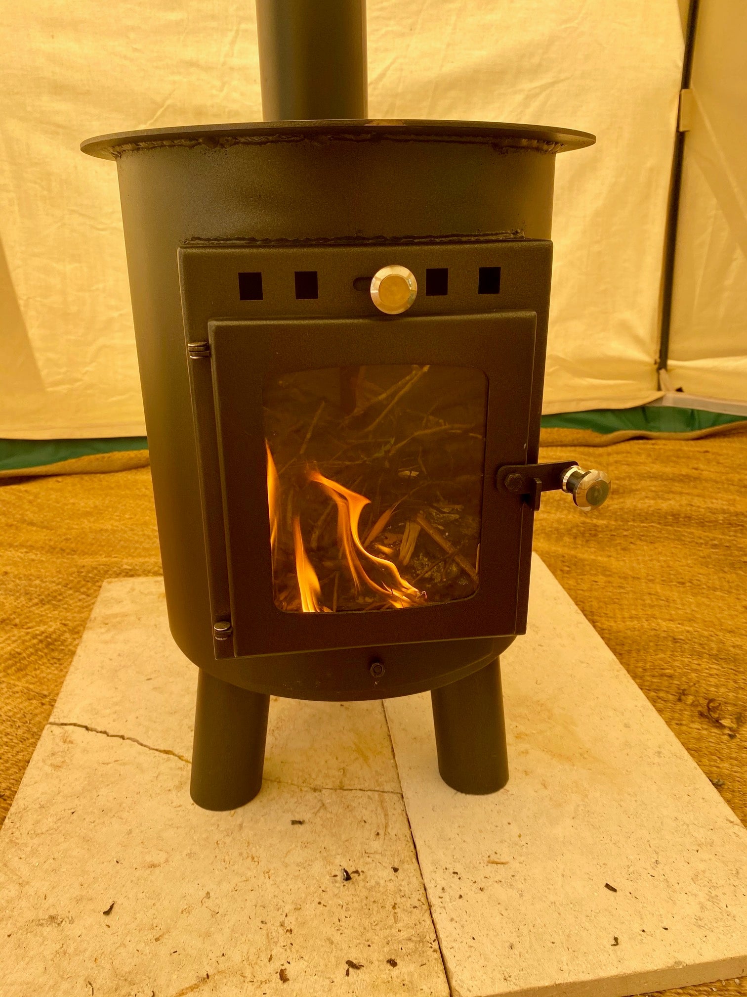 Bell Tent Wood Stove