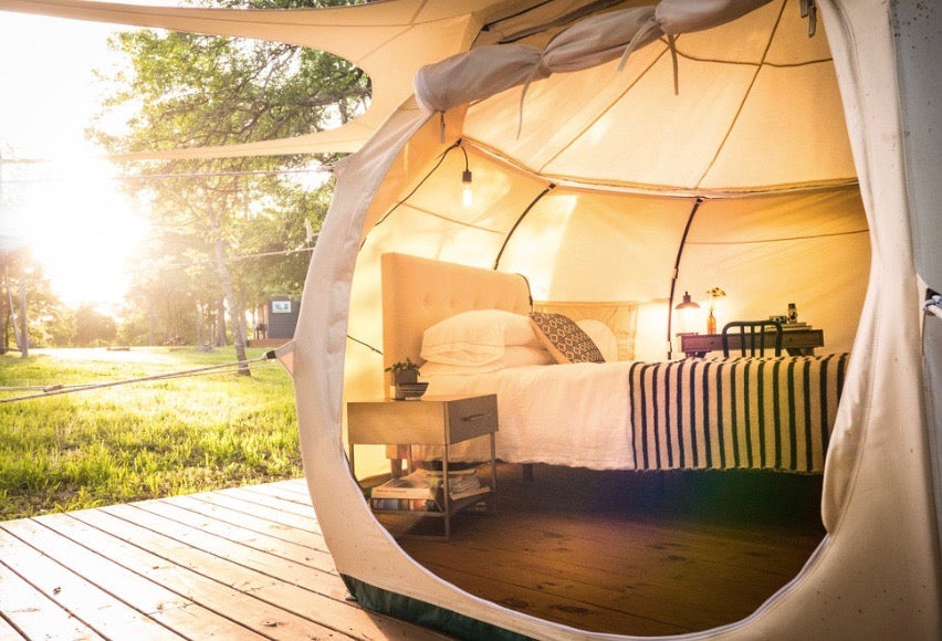 4m Lotus Belle Hybrid Deluxe Tent